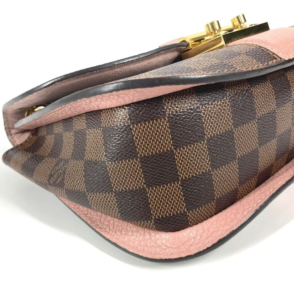 LOUIS VUITTON Authentic Brown Damier Canvas Pochette Shoulder Bag